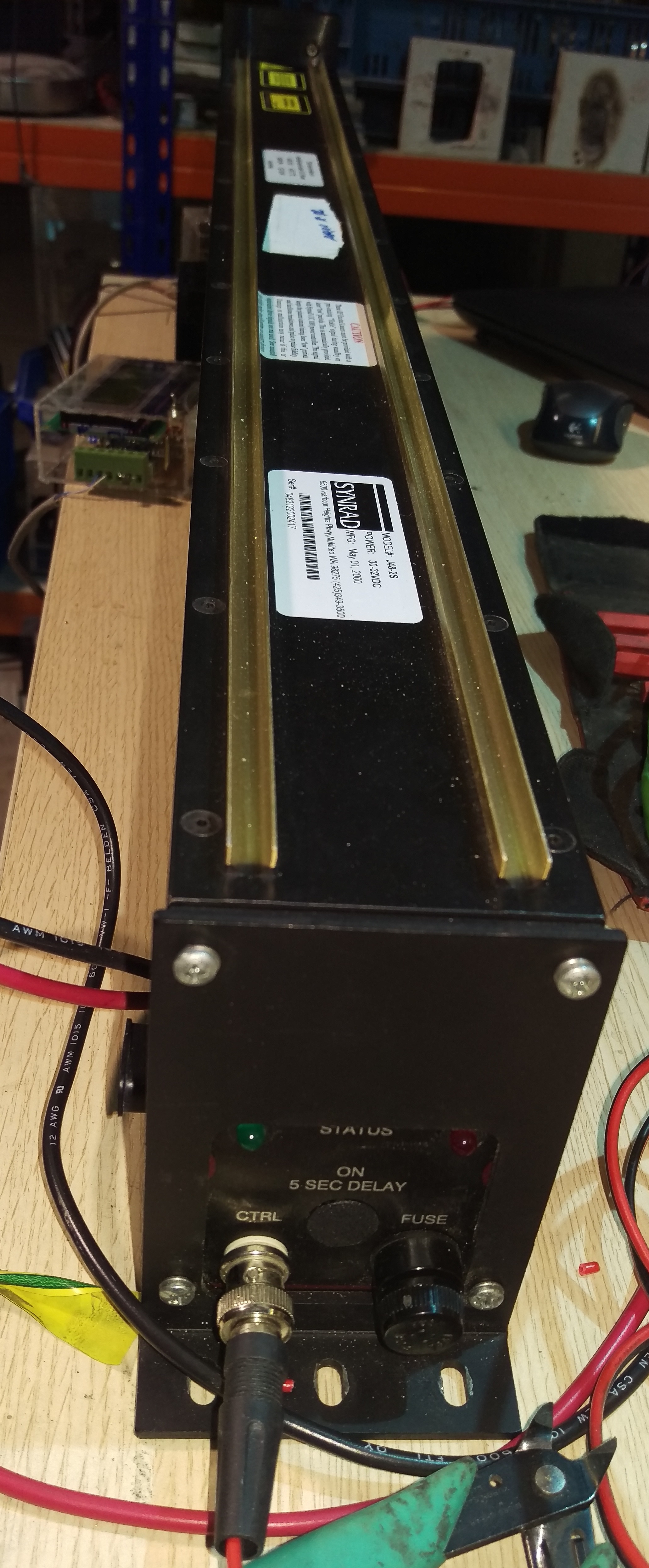 Laser synrad J48-2, conector TTL